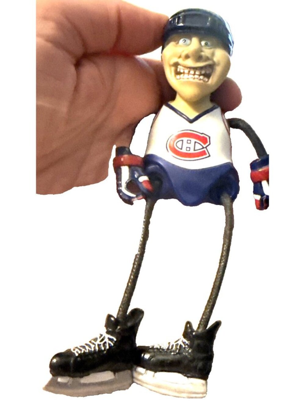 Official NHL Montreal Canadiens Rookie Figure Rope Limbs Souvenier Braces
